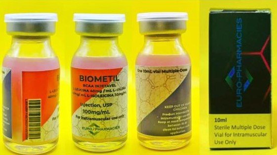 BCAA Injetável 100MG 10ML EURO