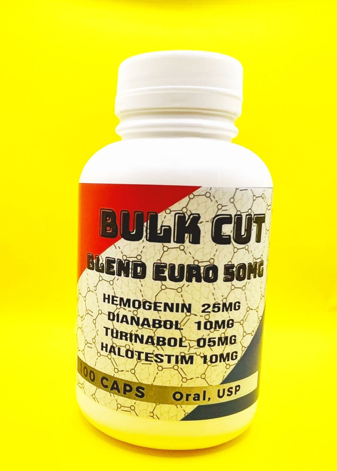 Bulk Cut Masc 50MG 100CPS EURO - Hemo - Diana - Turina - Halo