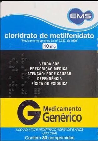 Metilfenidato 10MG 30COMP