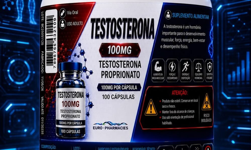 Propionato de Testosterona Oral 100MG 100CPS EURO