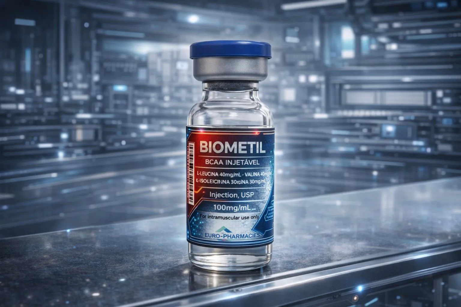 BCAA Injetável 100MG 10ML EURO