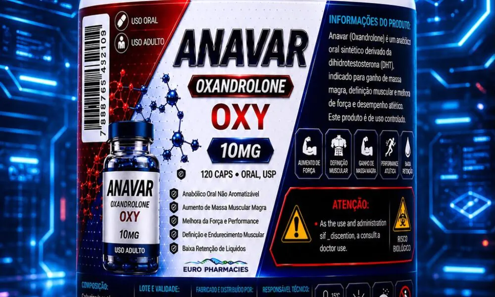 Oxandrolona 10MG 120CPS EURO