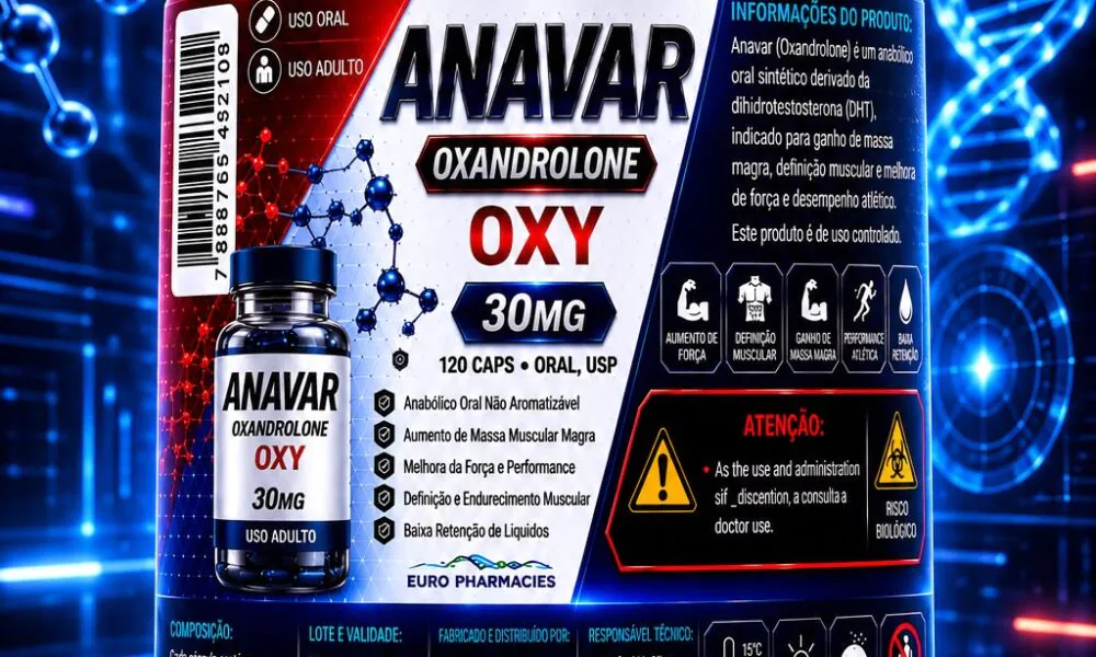 Oxandrolona 30MG 120CPS EURO