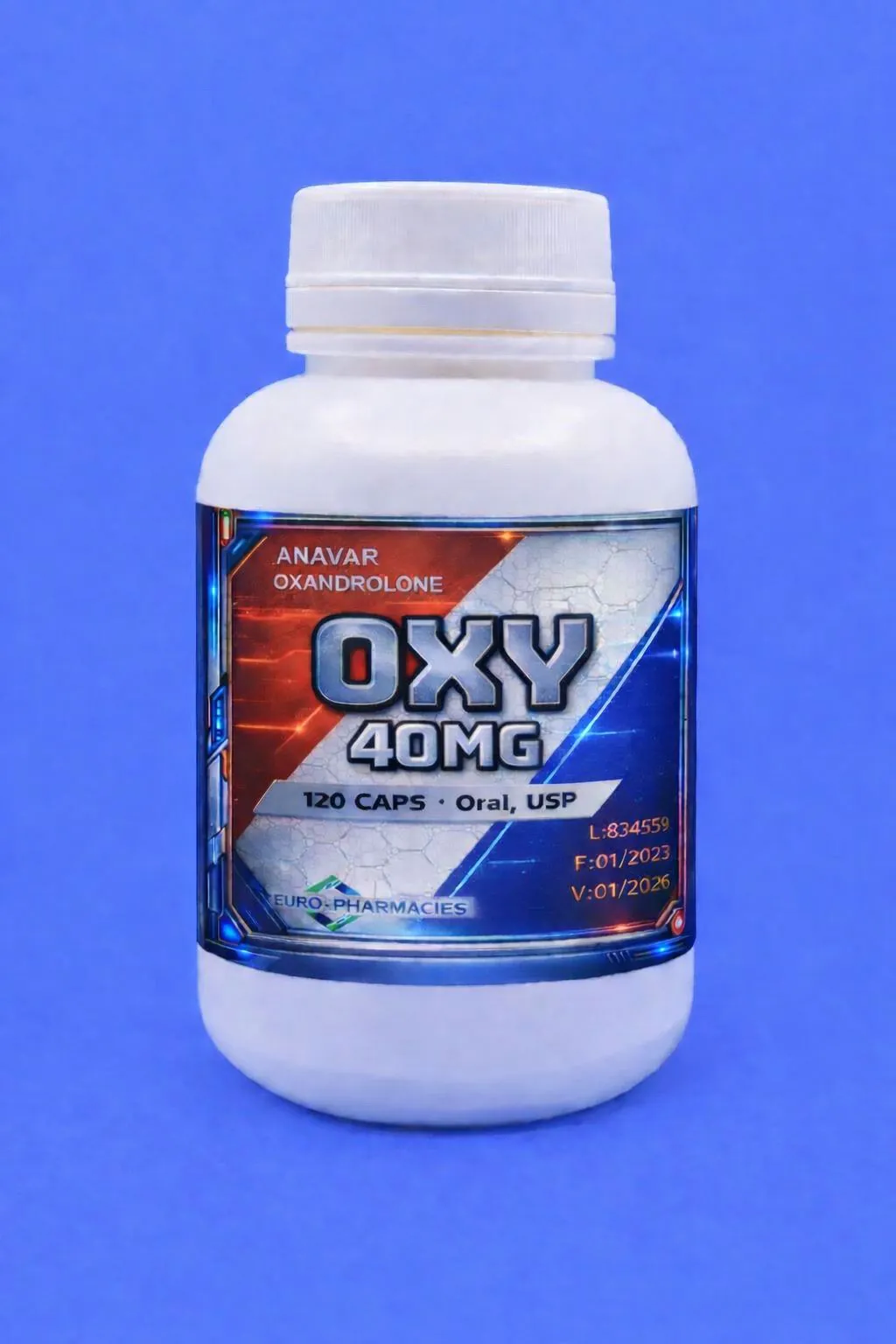 Oxandrolona 40MG 120CPS EURO