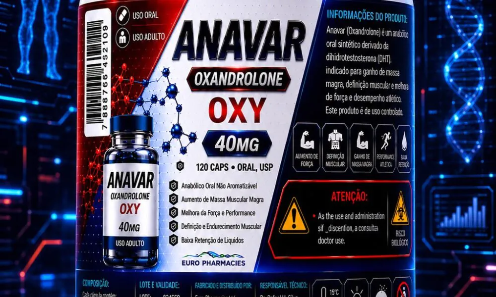 Oxandrolona 40MG 120CPS EURO
