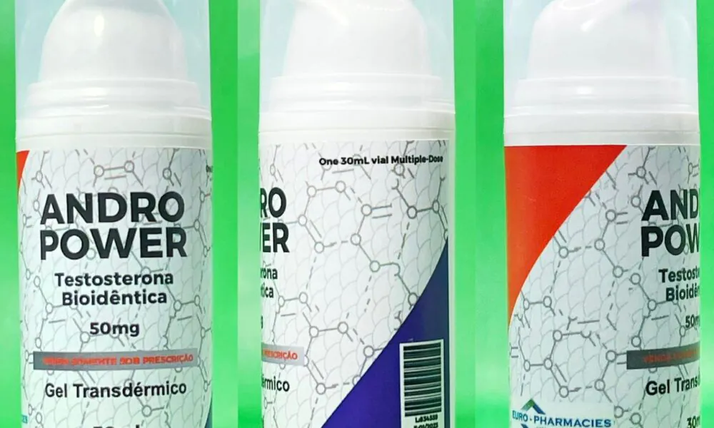 Testosterona em Gel 50MG 30ML EURO