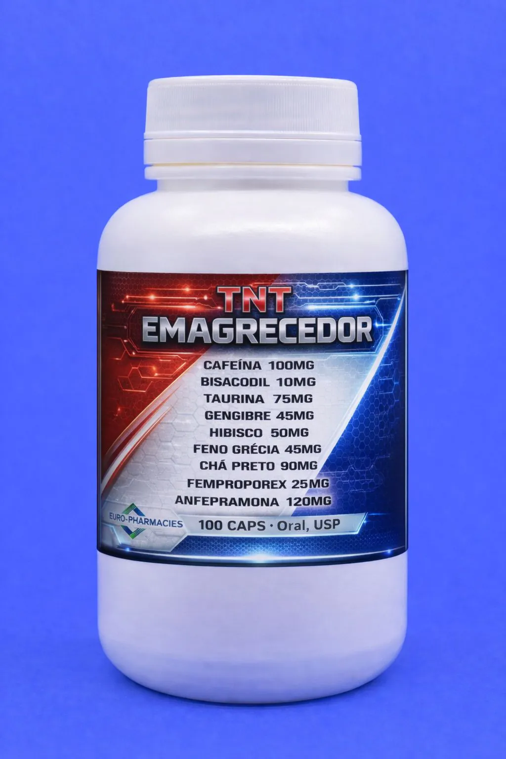 TNT Emagrecedor 100CPS EURO