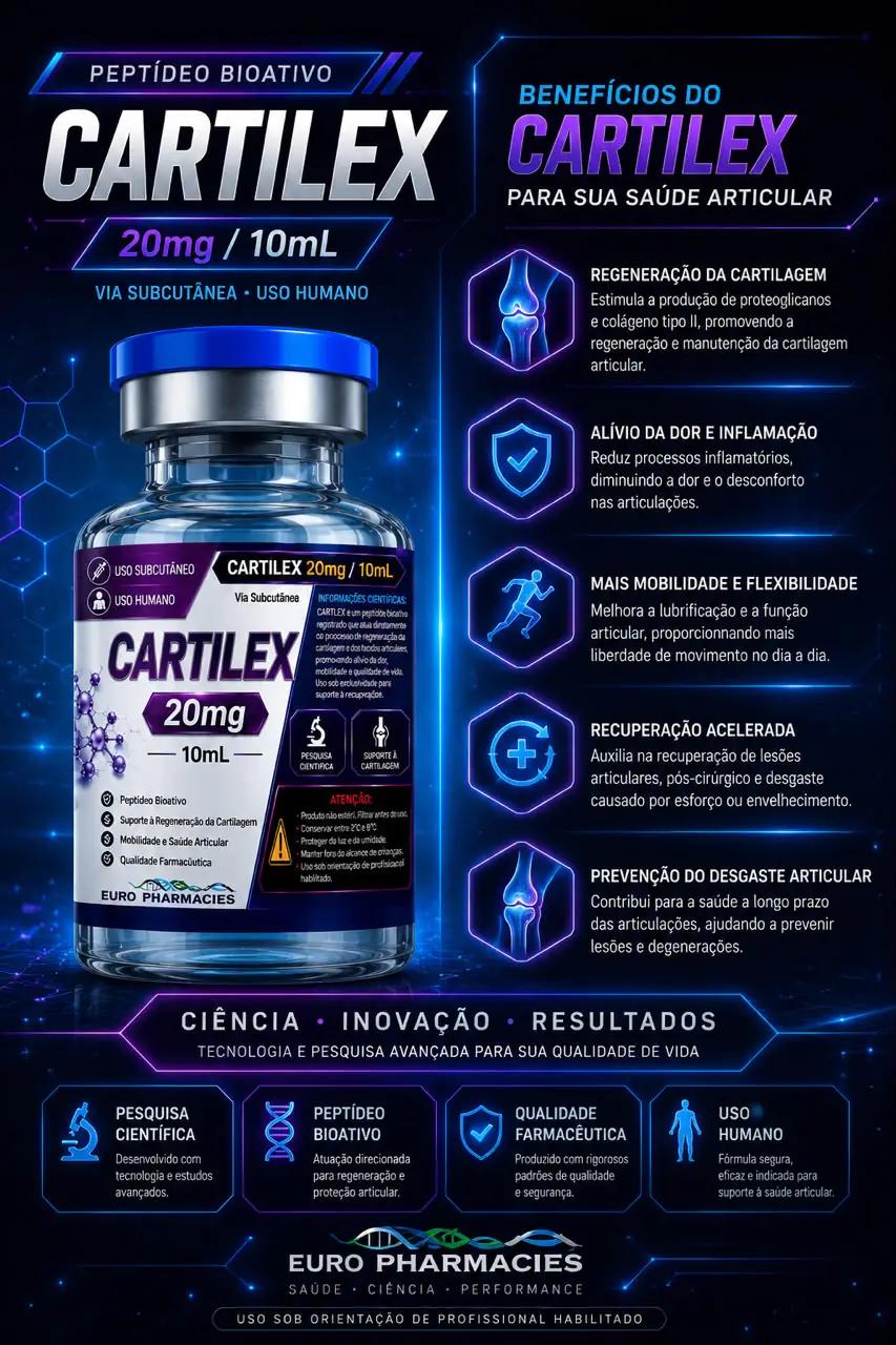Cartilex 20mg 10ml  - SUPORTE ARTICULAR